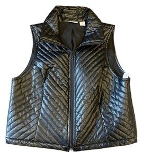 Chico’s black vest size small